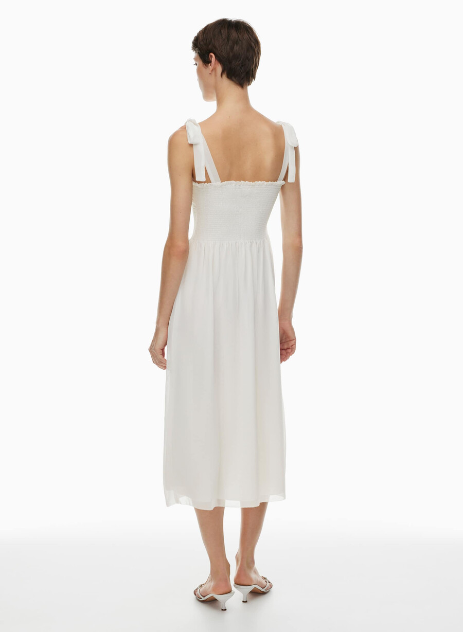 kleid für die goldene stunde hellbirkenfarben