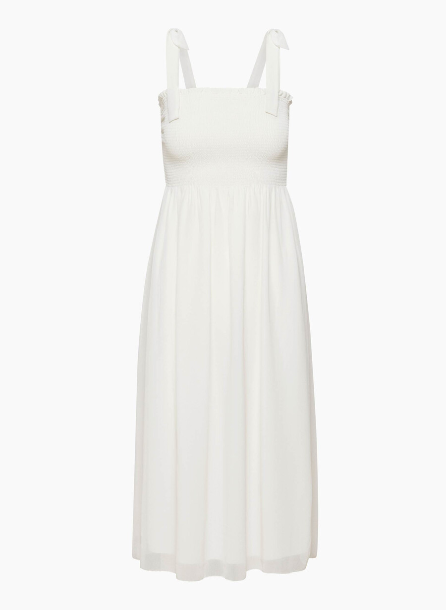 kleid für die goldene stunde hellbirkenfarben