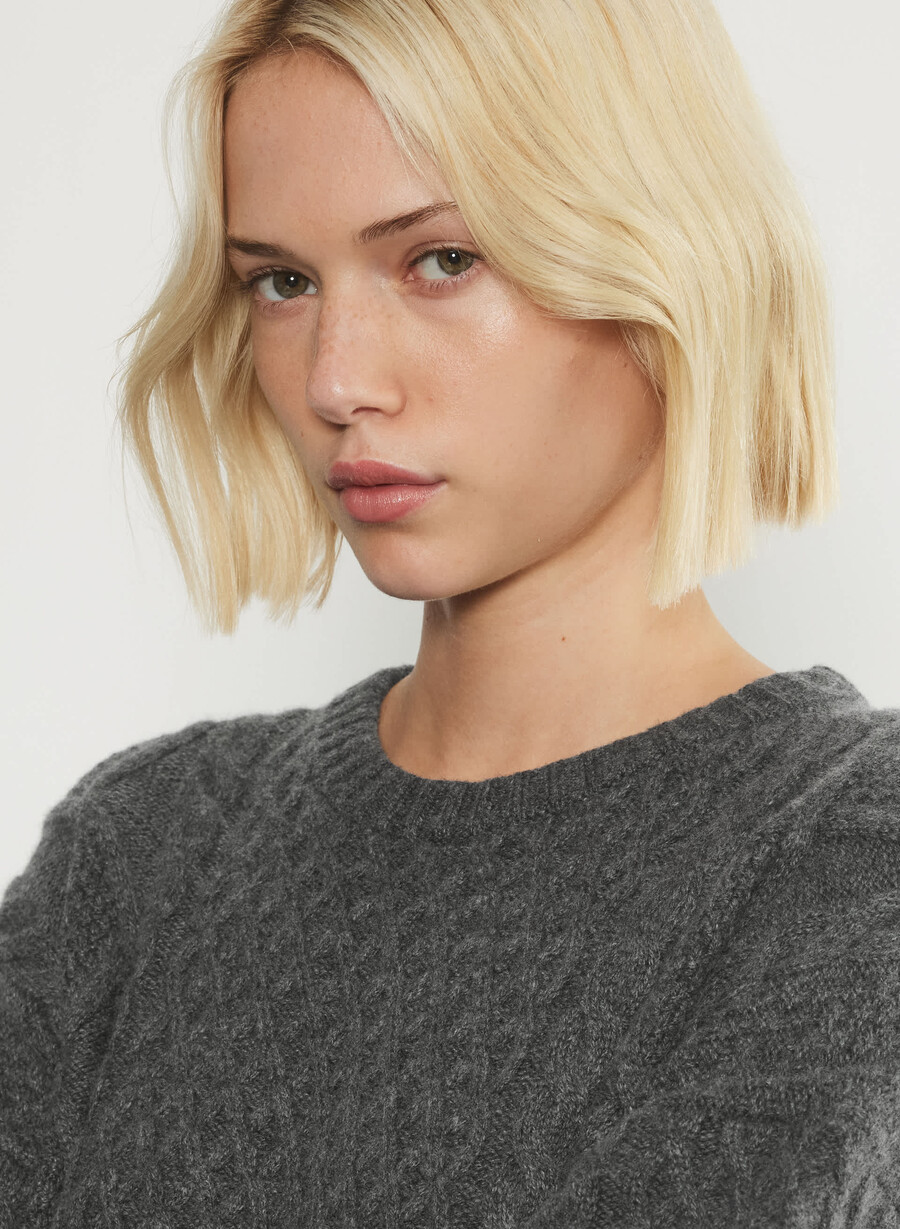 peggy pullover heather charcoal
