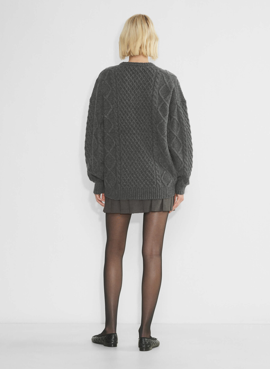 peggy pullover heather charcoal