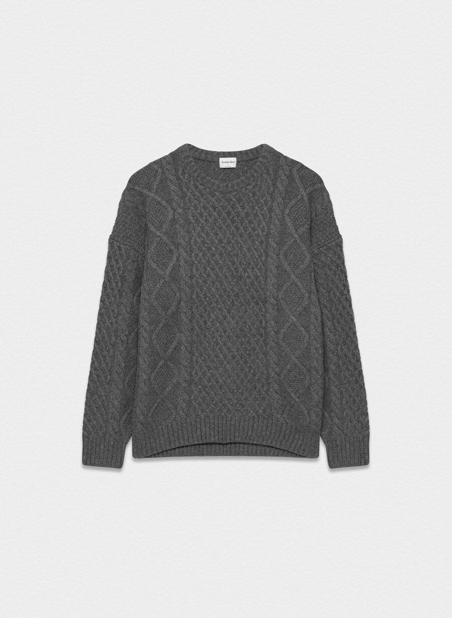 peggy pullover heather charcoal