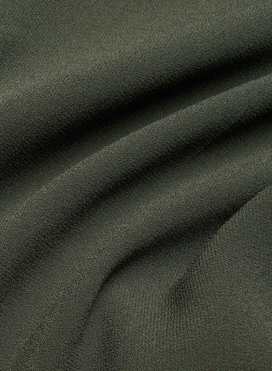 agency pant - mirror crepe dunkeloliv
