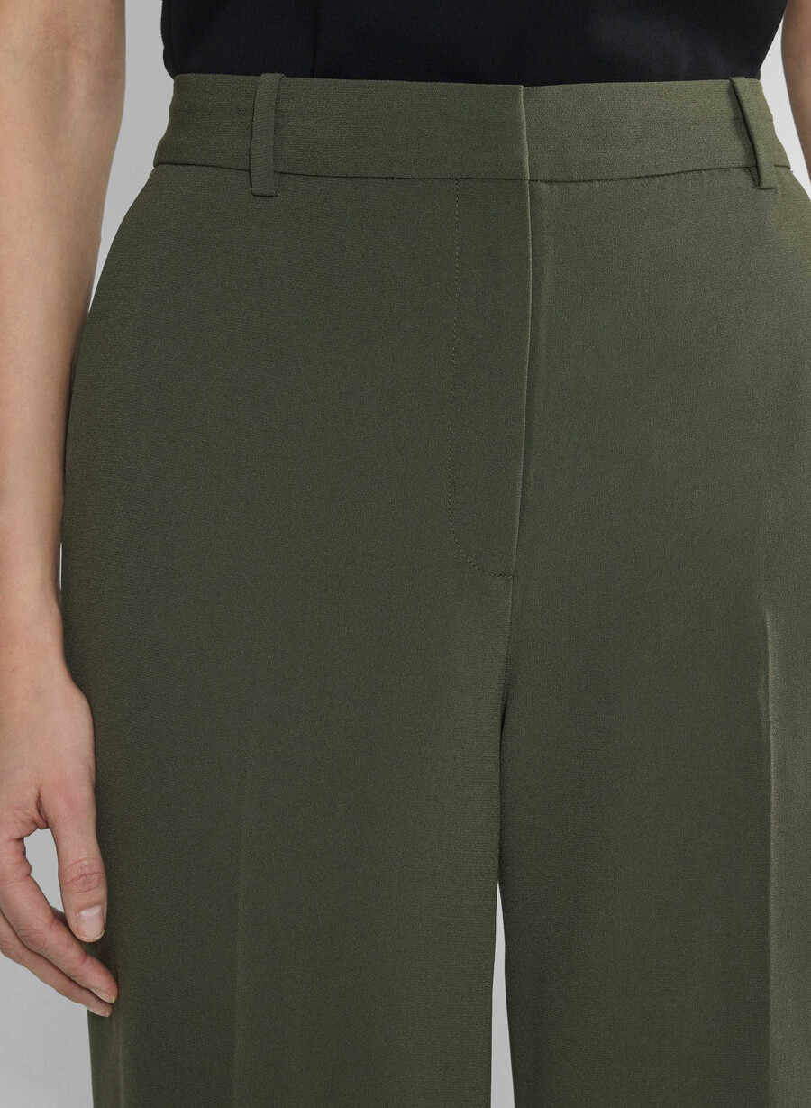 agency pant - mirror crepe dunkeloliv