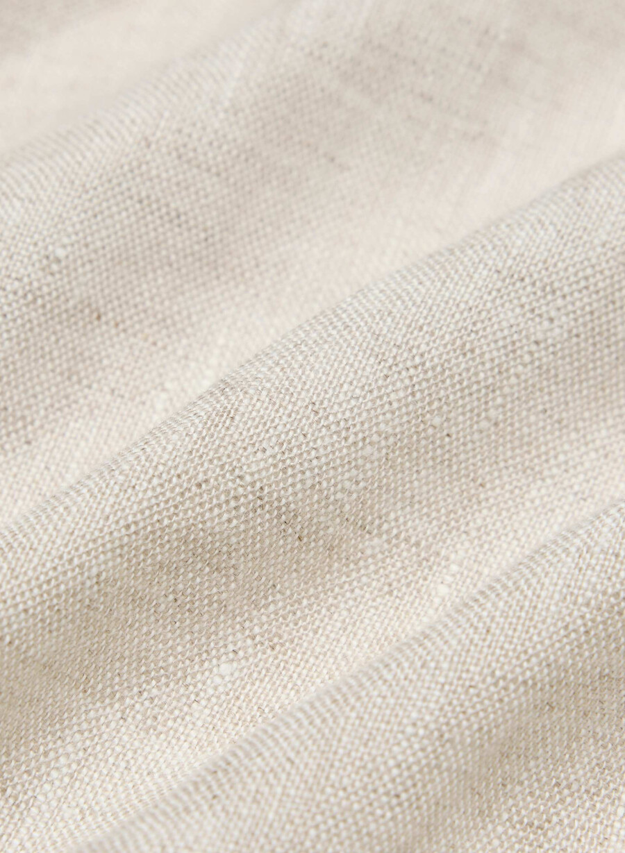 golden hour leinenkleid natural ecru