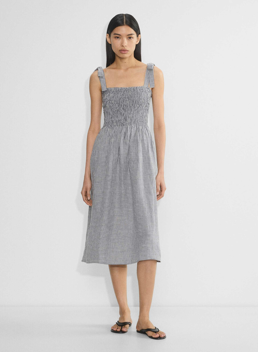 golden hour leinenkleid srphn chk lt bvtg n