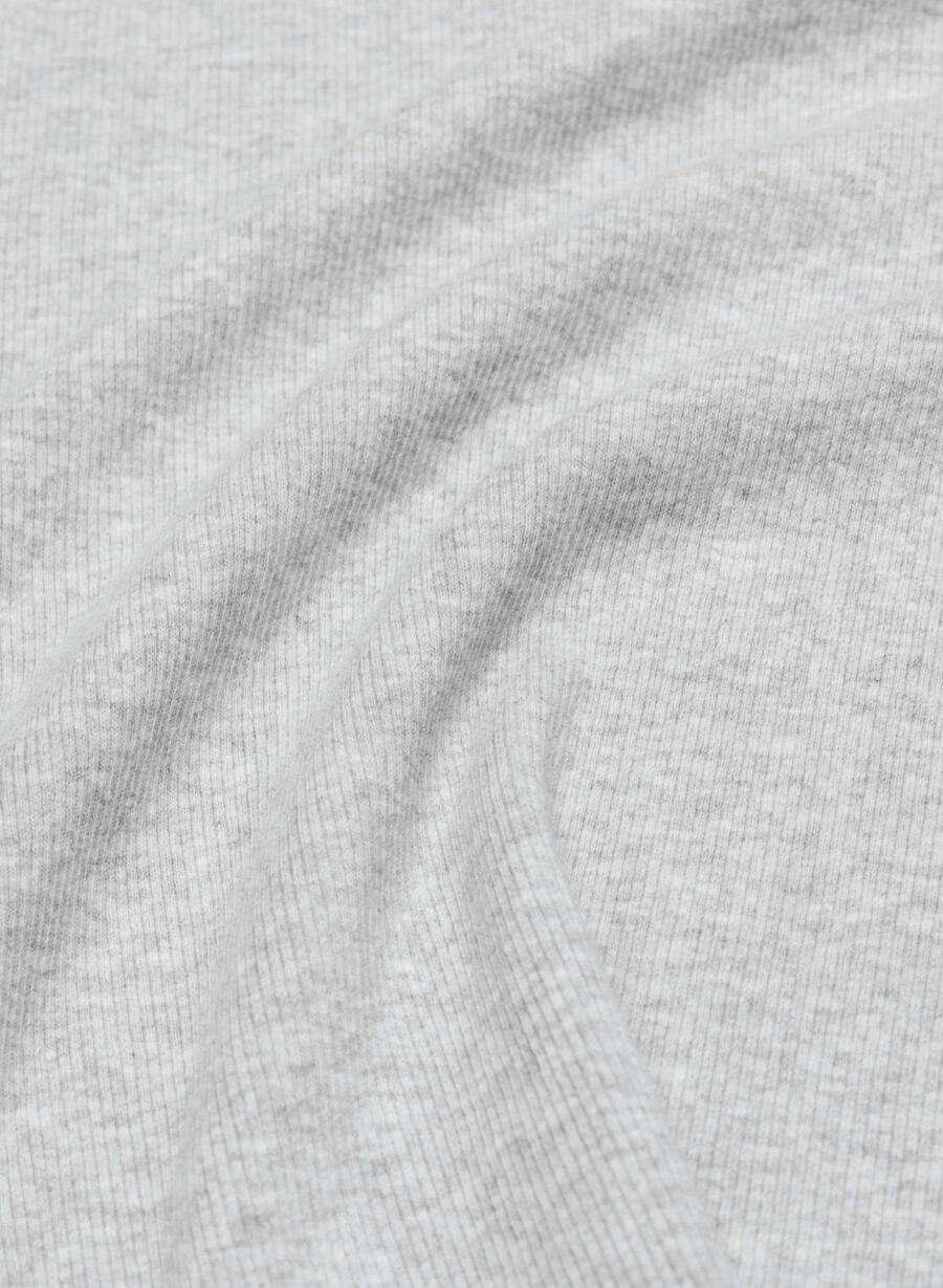 homestretch rib solo langarmshirt heather chrome