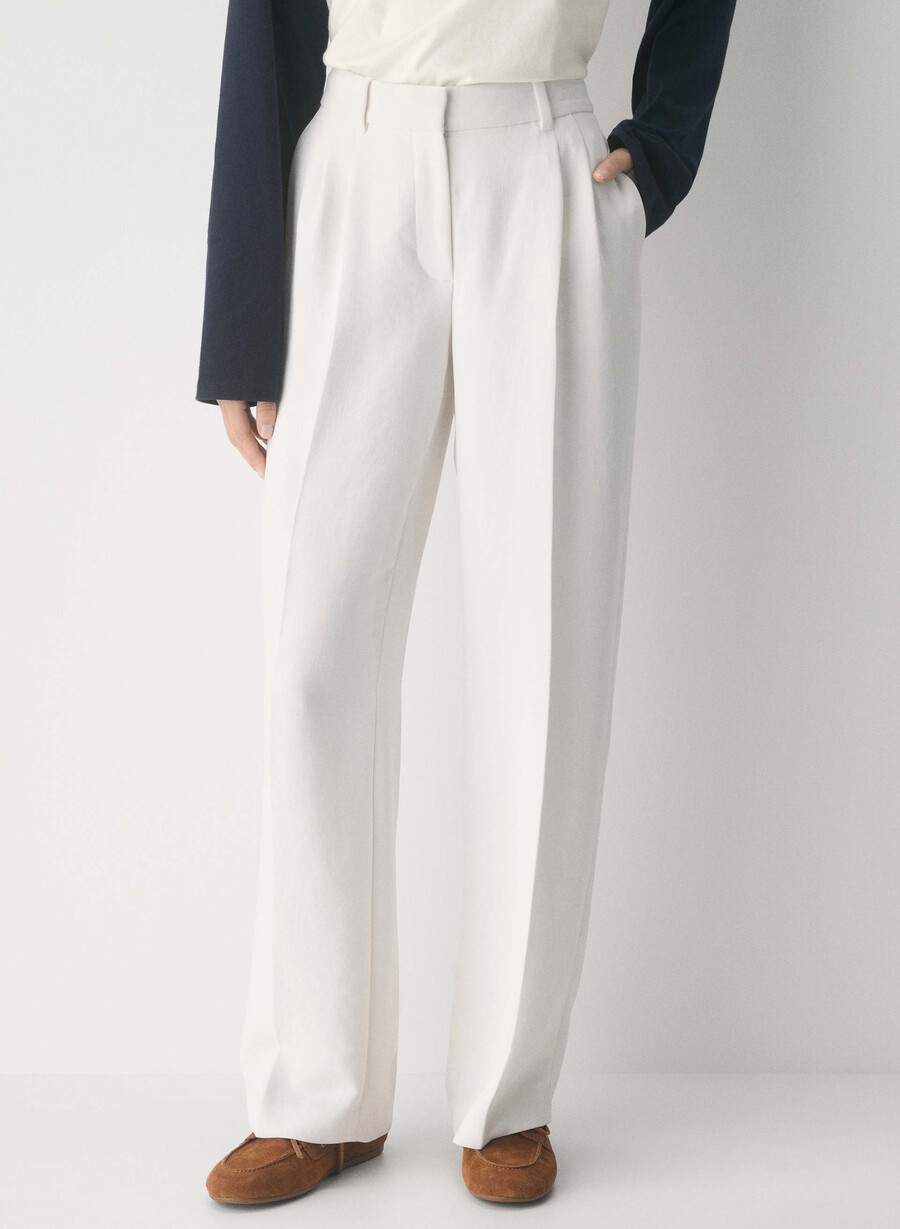 die mühelose hose mit niedrigem bund – crepette light birch