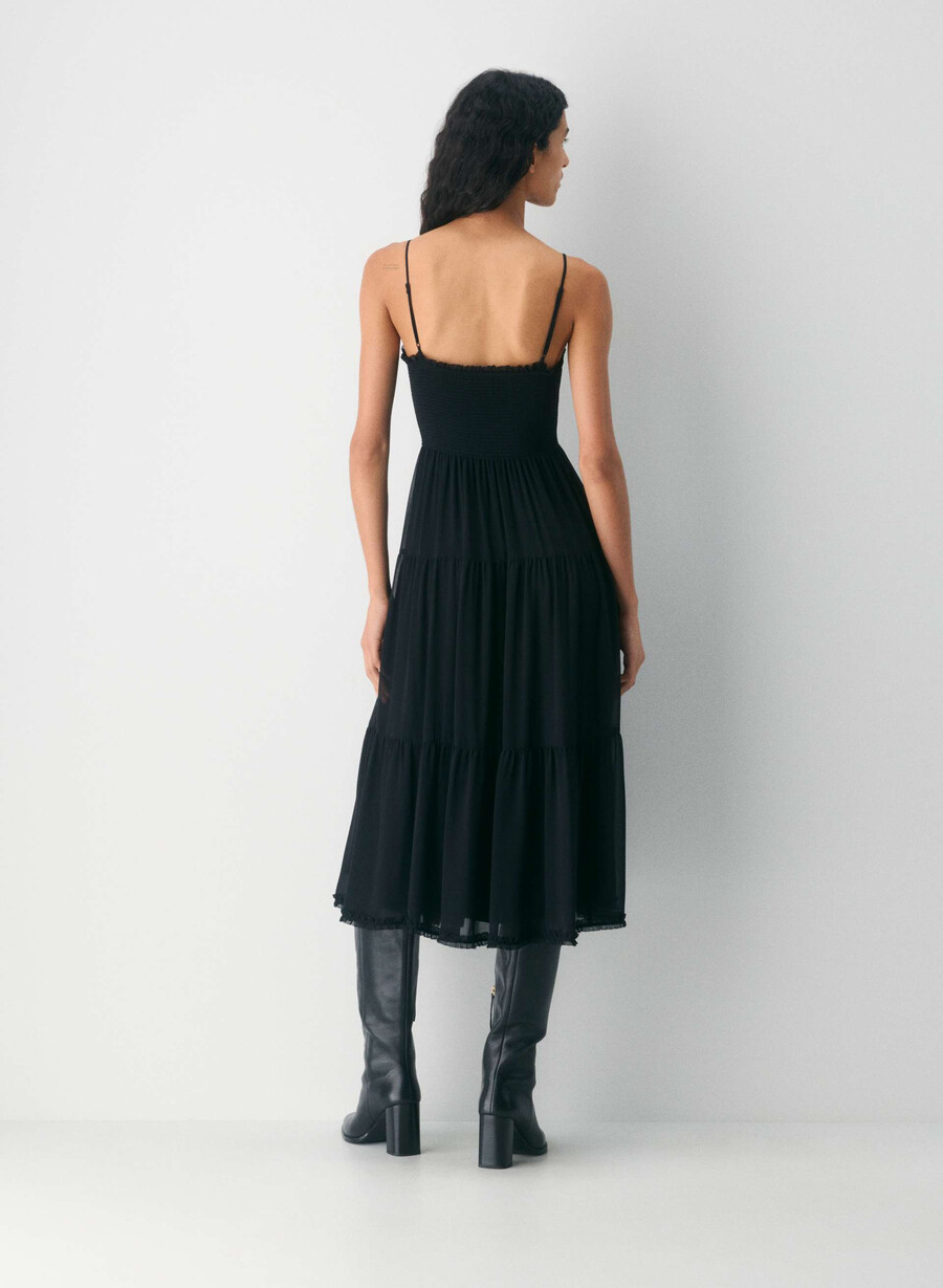 tuberose kleid schwarz