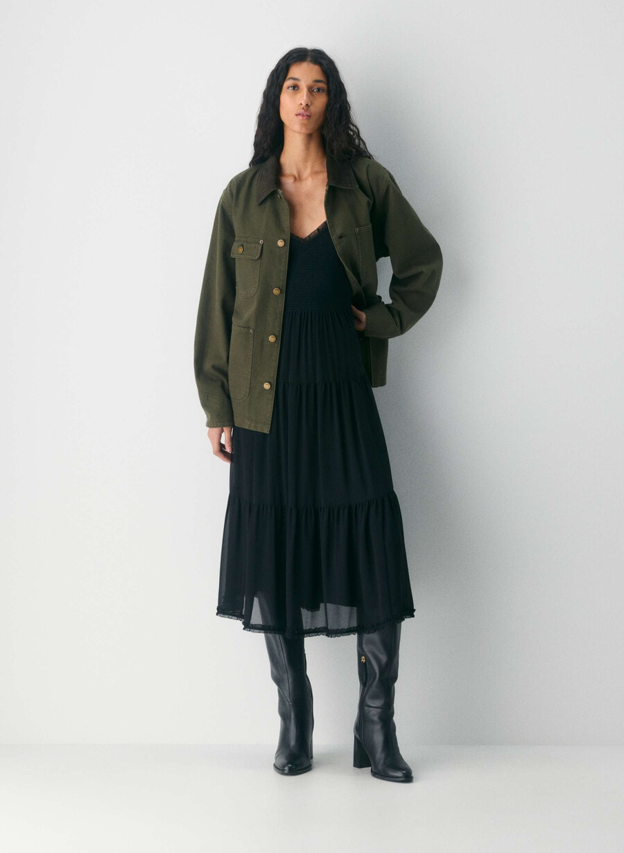 tuberose kleid schwarz