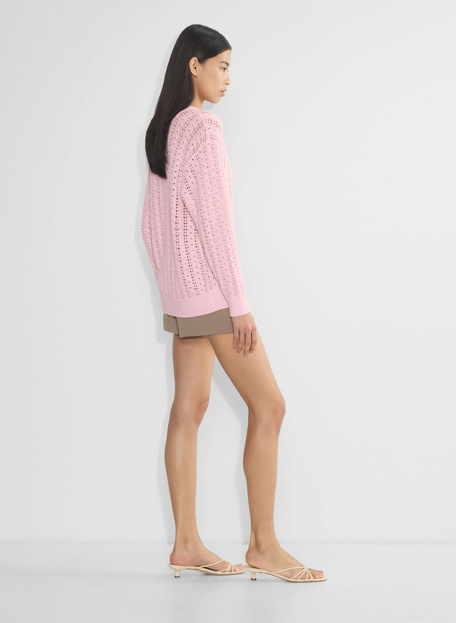 reverence cardigan villa pink