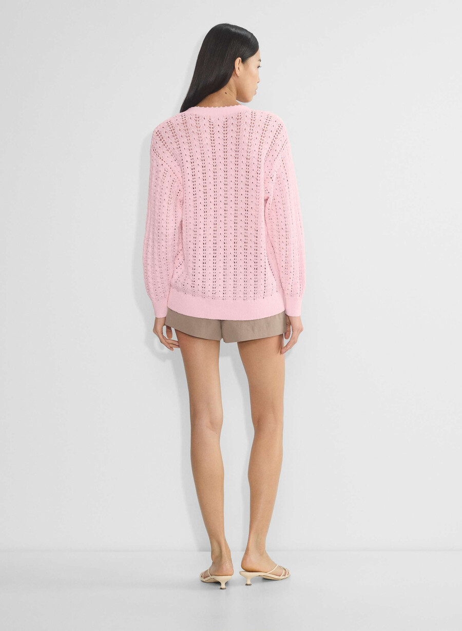reverence cardigan villa pink