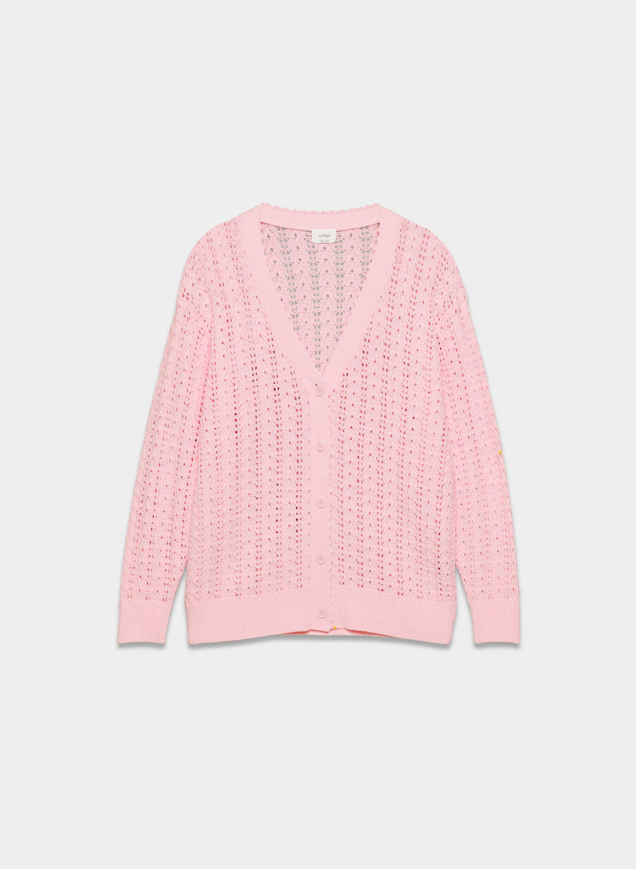 reverence cardigan villa pink