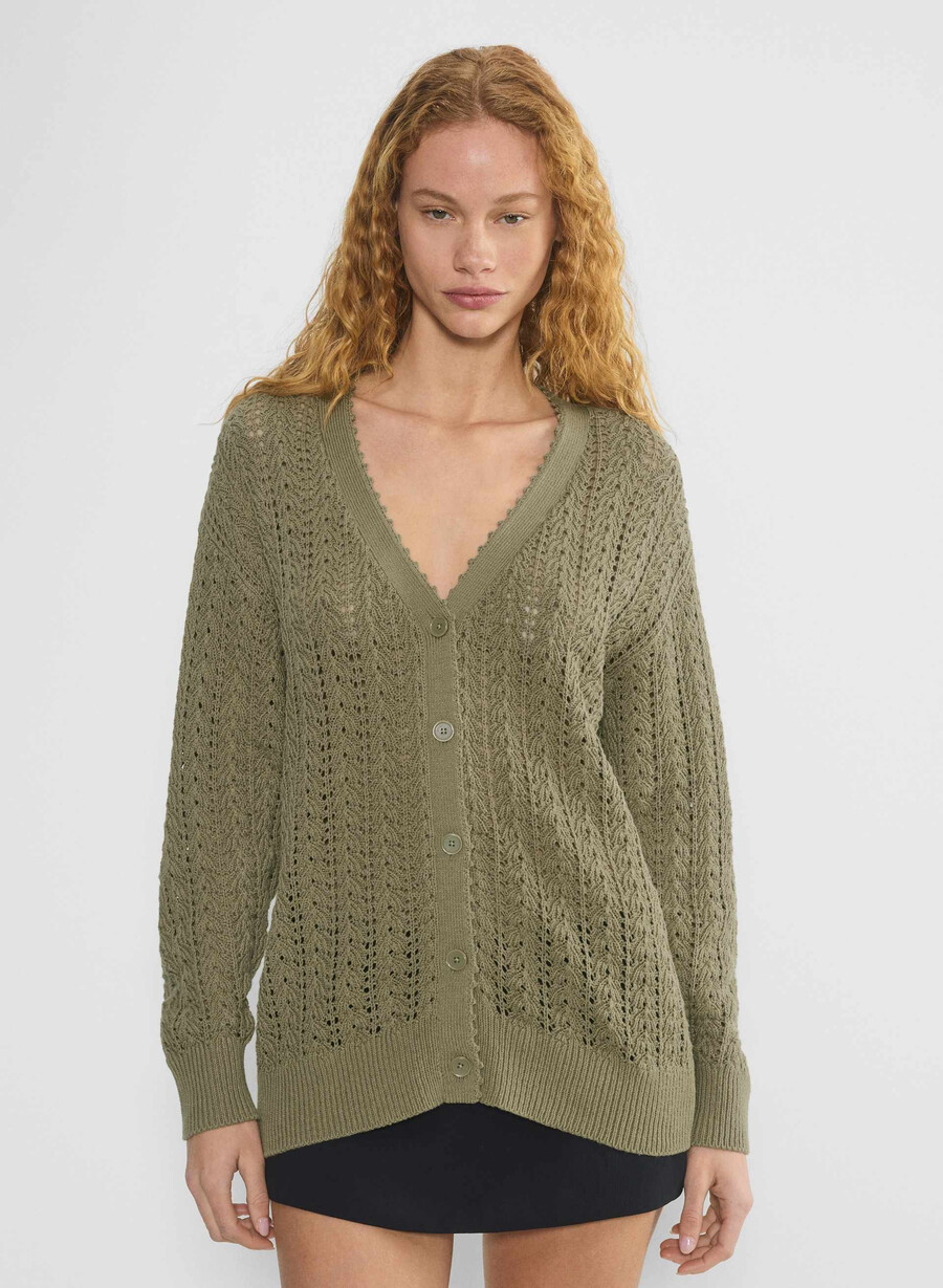 reverence cardigan sundried olive