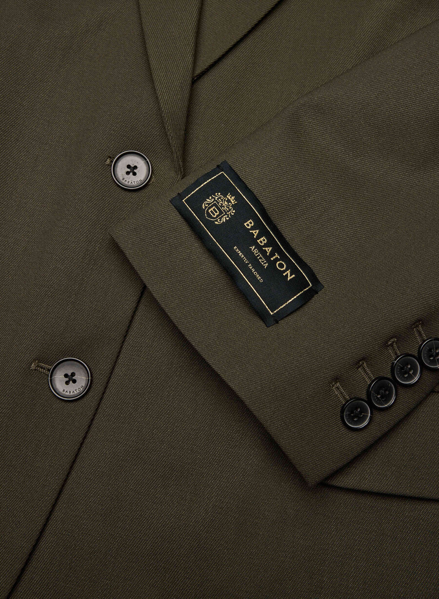 vogue blazer – city wool dunkeloliv