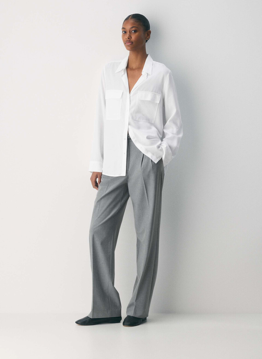 utility-hemd weiss