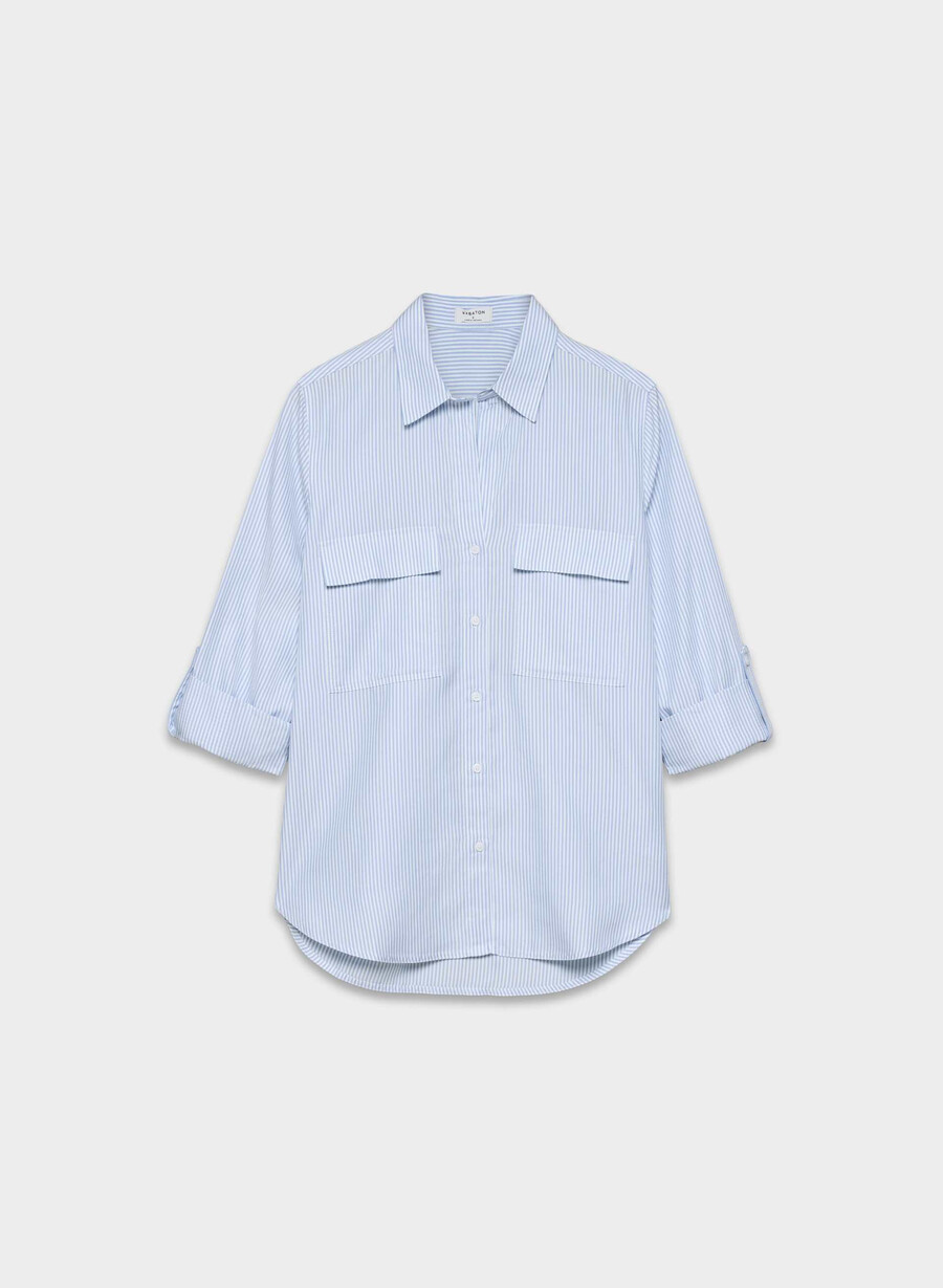 utility shirt wlsn strp crfl blwh