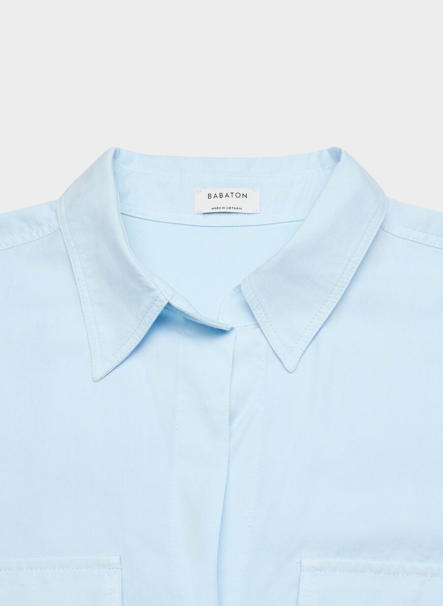 utility-hemd vintage vll blau
