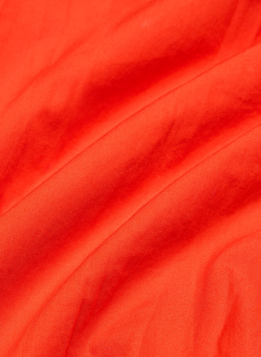 elio popeline-kleid mohnrot
