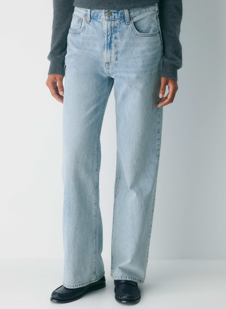 denim forum die farrah hi-rise wide jeans 15 yrs brl thr bleu
