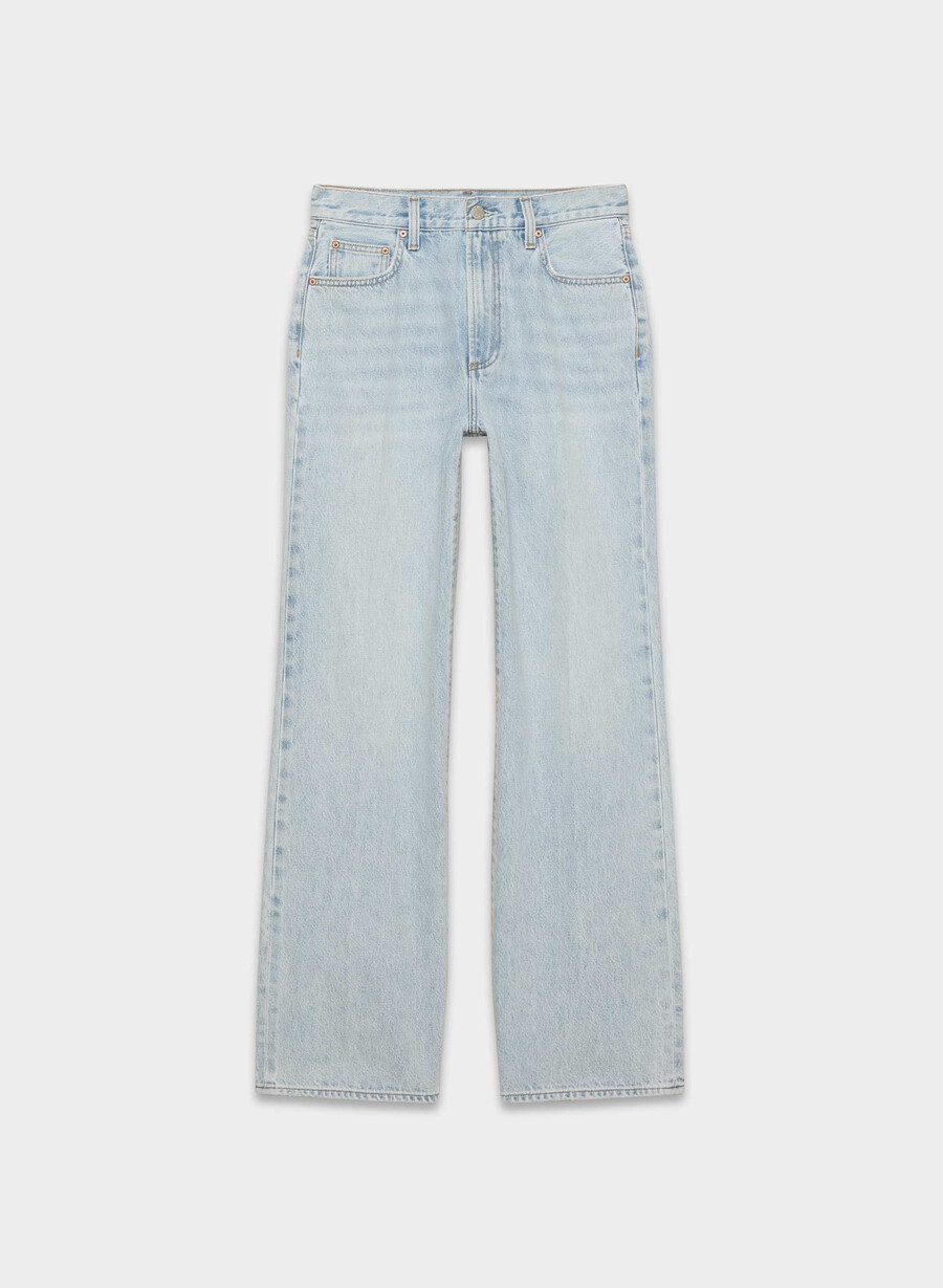 denim forum die farrah hi-rise wide jeans 15 yrs brl thr bleu