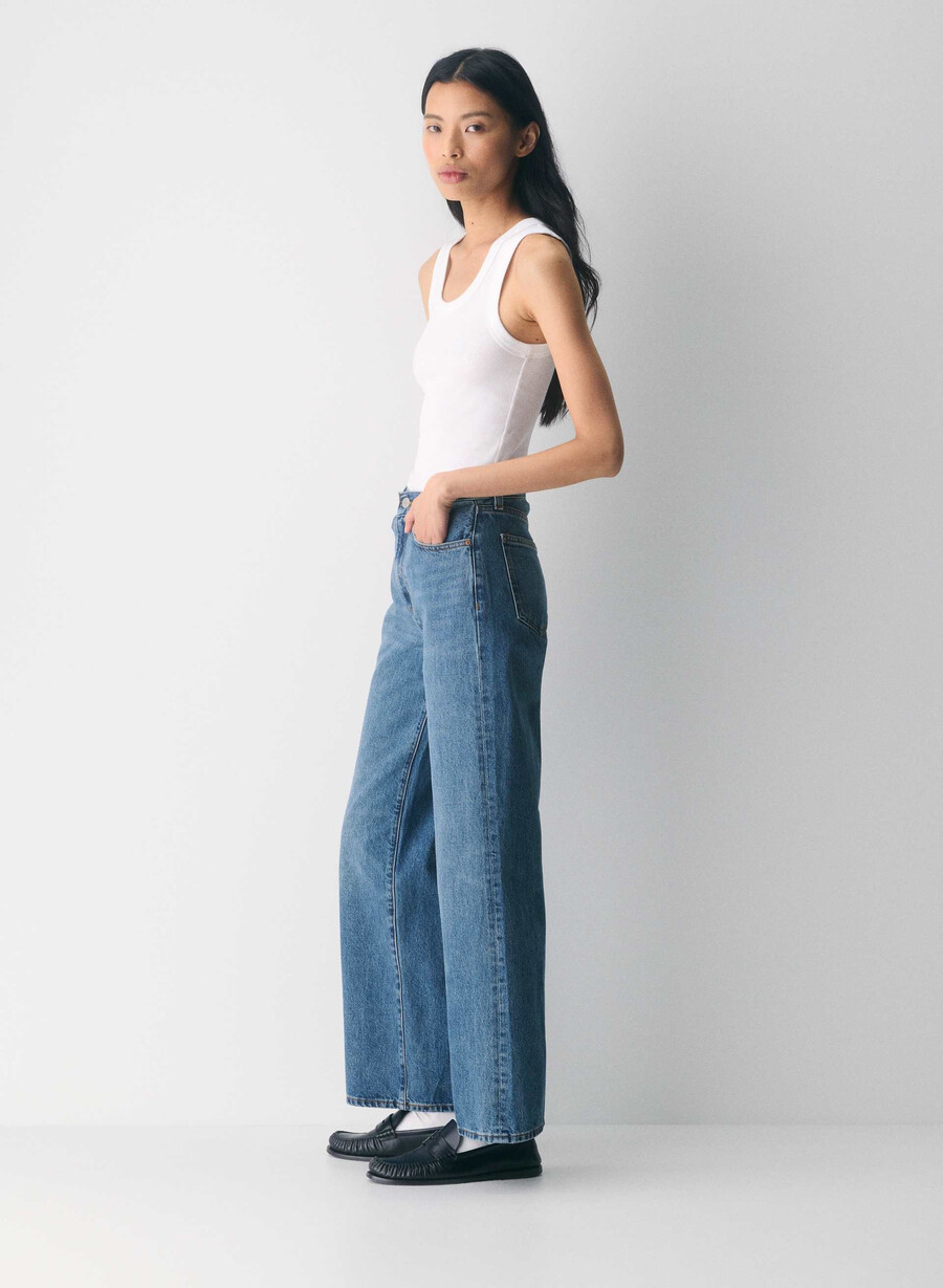 denim forum die farrah hi-rise wide jeans 5 jahre kiss n tell bl