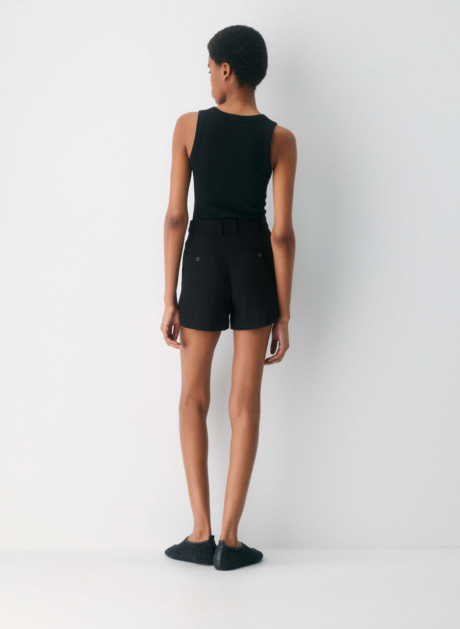 agentur mini short schwarz