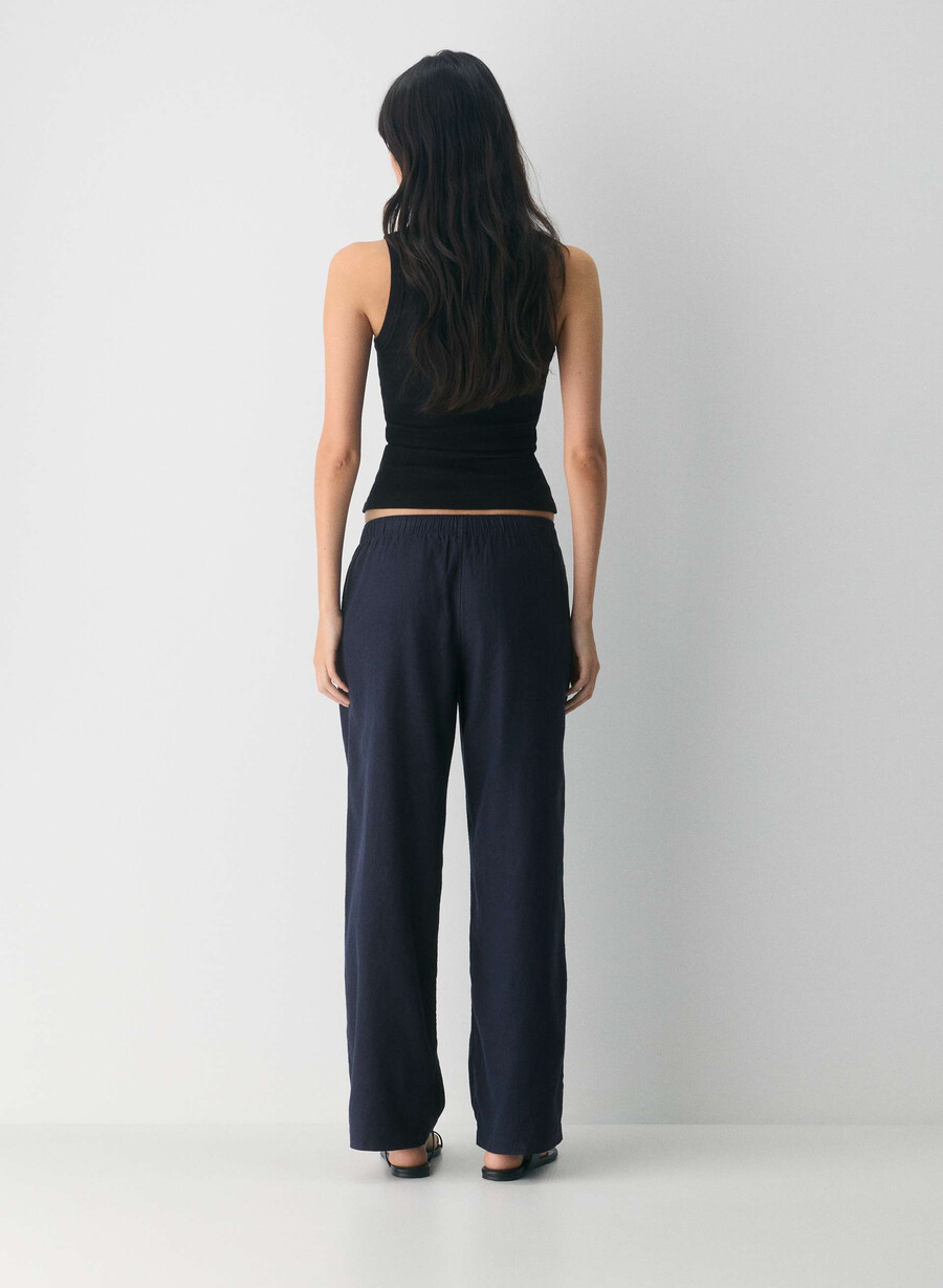 sontag leinenhose weiss
