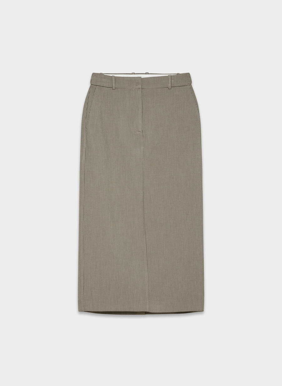 chisel maxi skirt - reessential har check mc brmb
