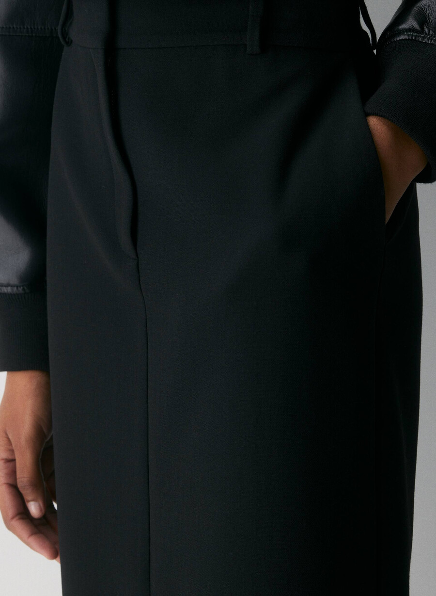chisel maxi skirt - reessential har check mc brmb