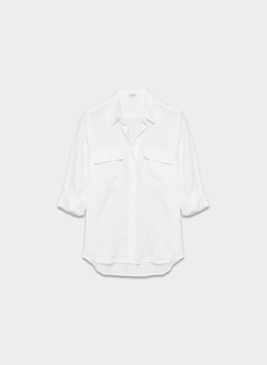 leinenhemd weiß