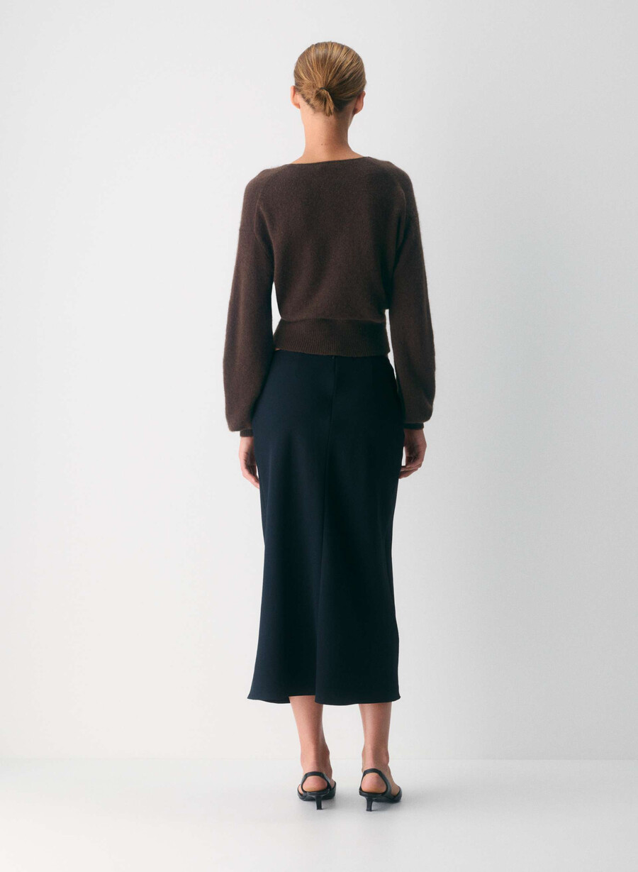 softspoke dear sweater farbe sattes mokkabraun