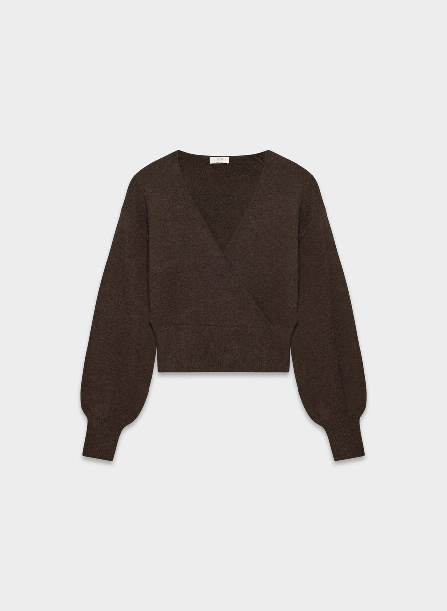 softspoke dear sweater farbe sattes mokkabraun