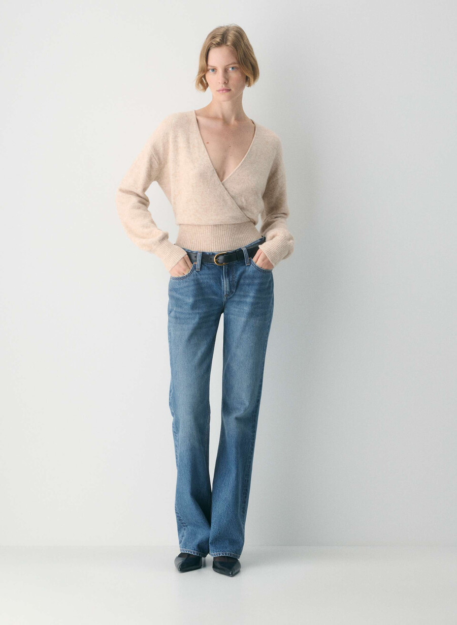 softspoke dear sweater heather light oatmeal