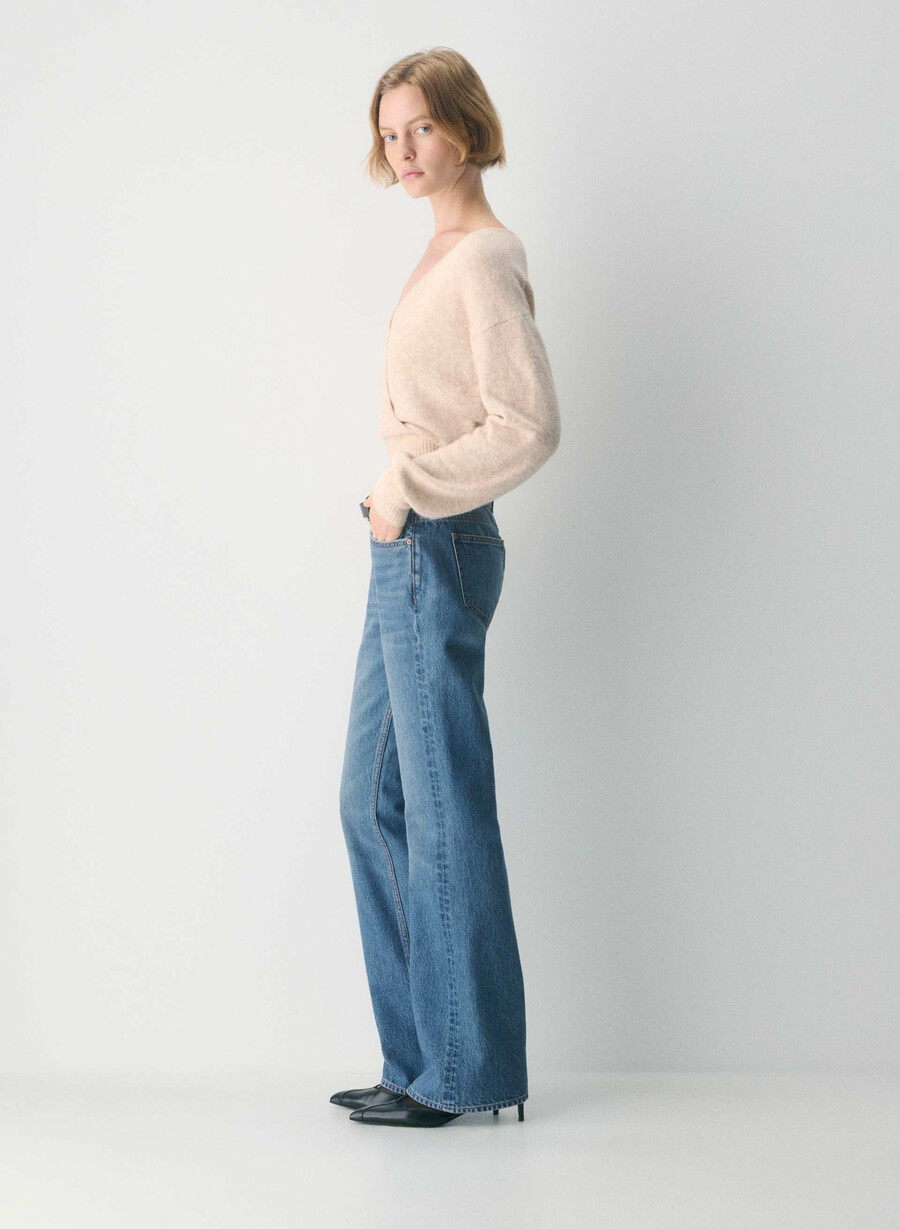 softspoke dear sweater heather light oatmeal