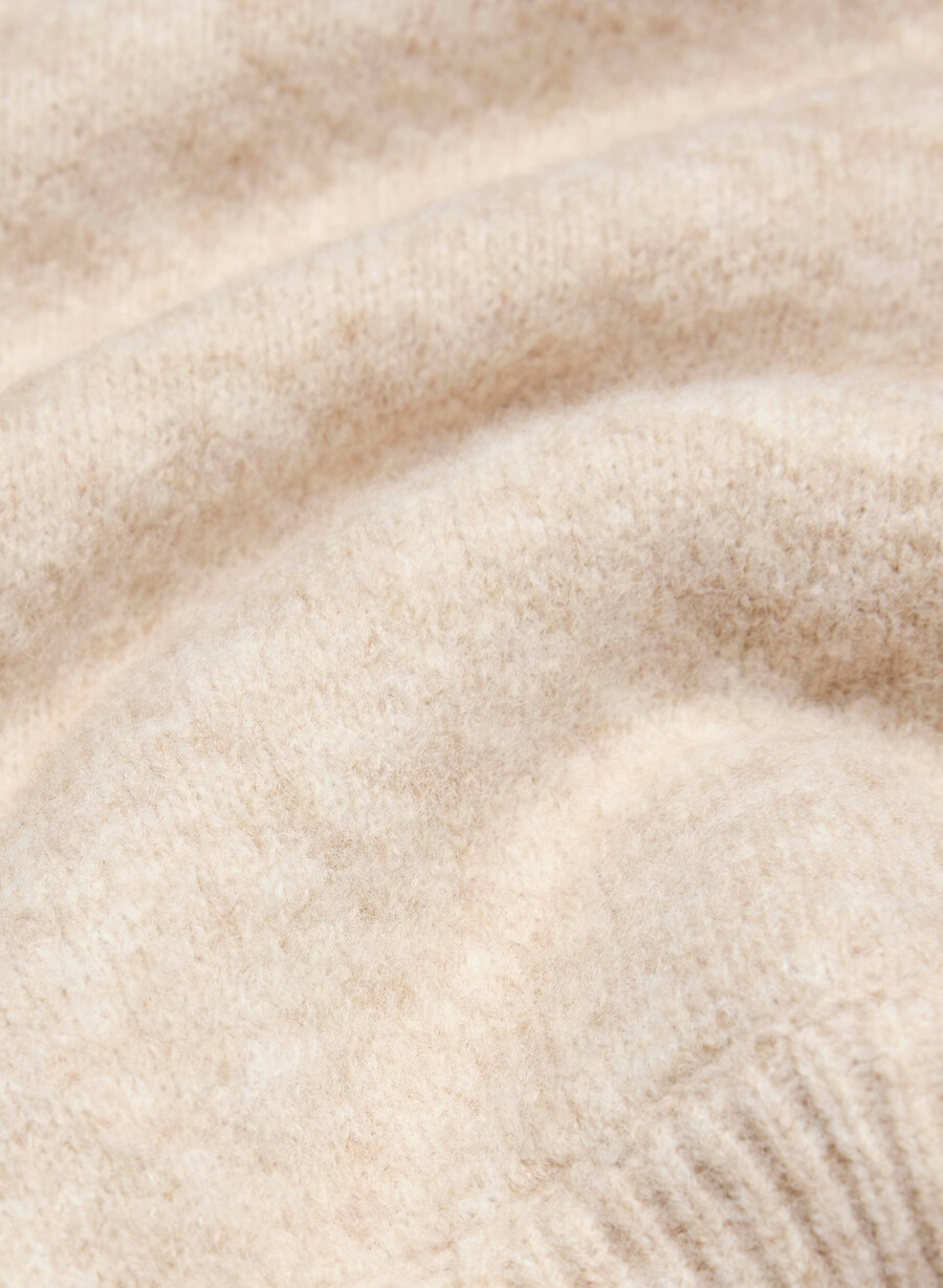 softspoke dear sweater heather light oatmeal