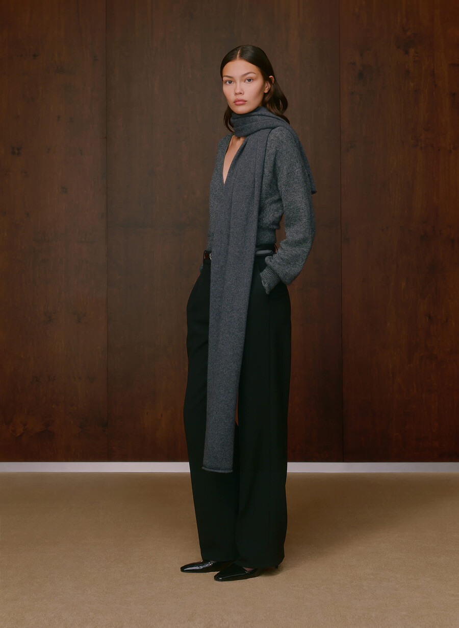 softspoke dear sweater heather nomad taupe