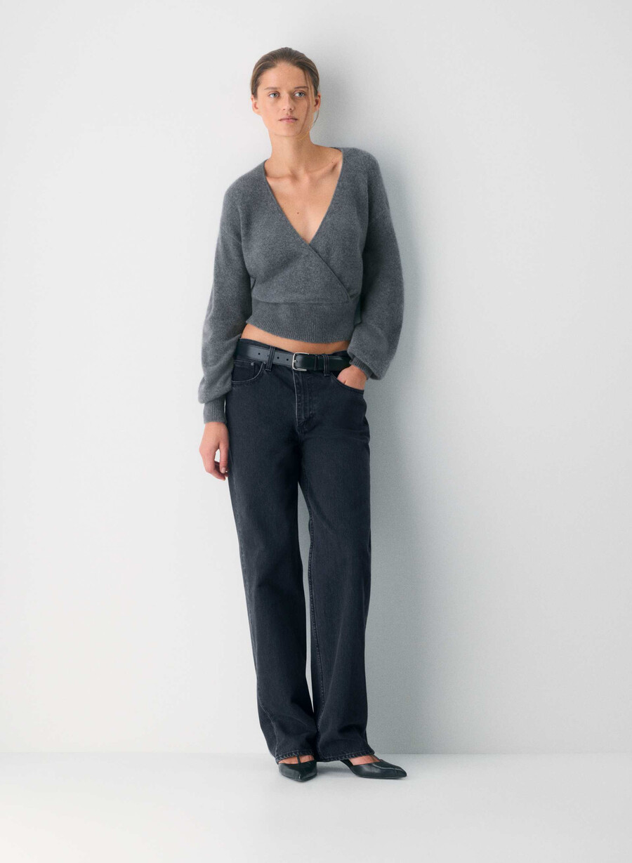 softspoke dear pullover heather dunkelgrau