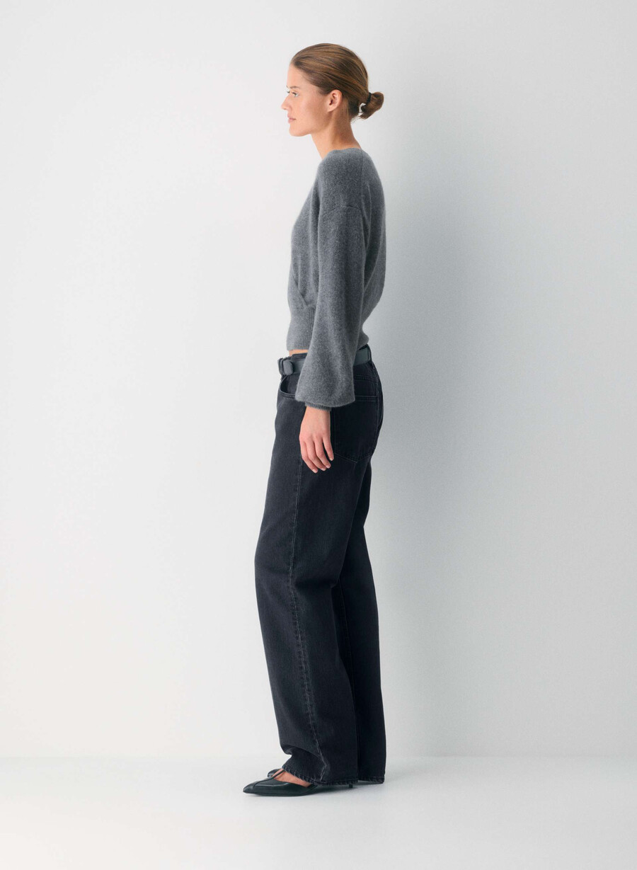softspoke dear pullover heather dunkelgrau