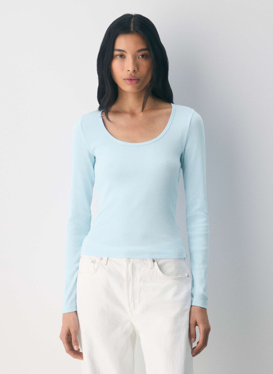homestretch rib equalizer langarmshirt villa blau