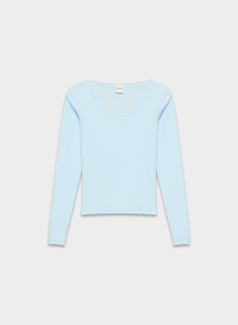 homestretch rib equalizer langarmshirt villa blau