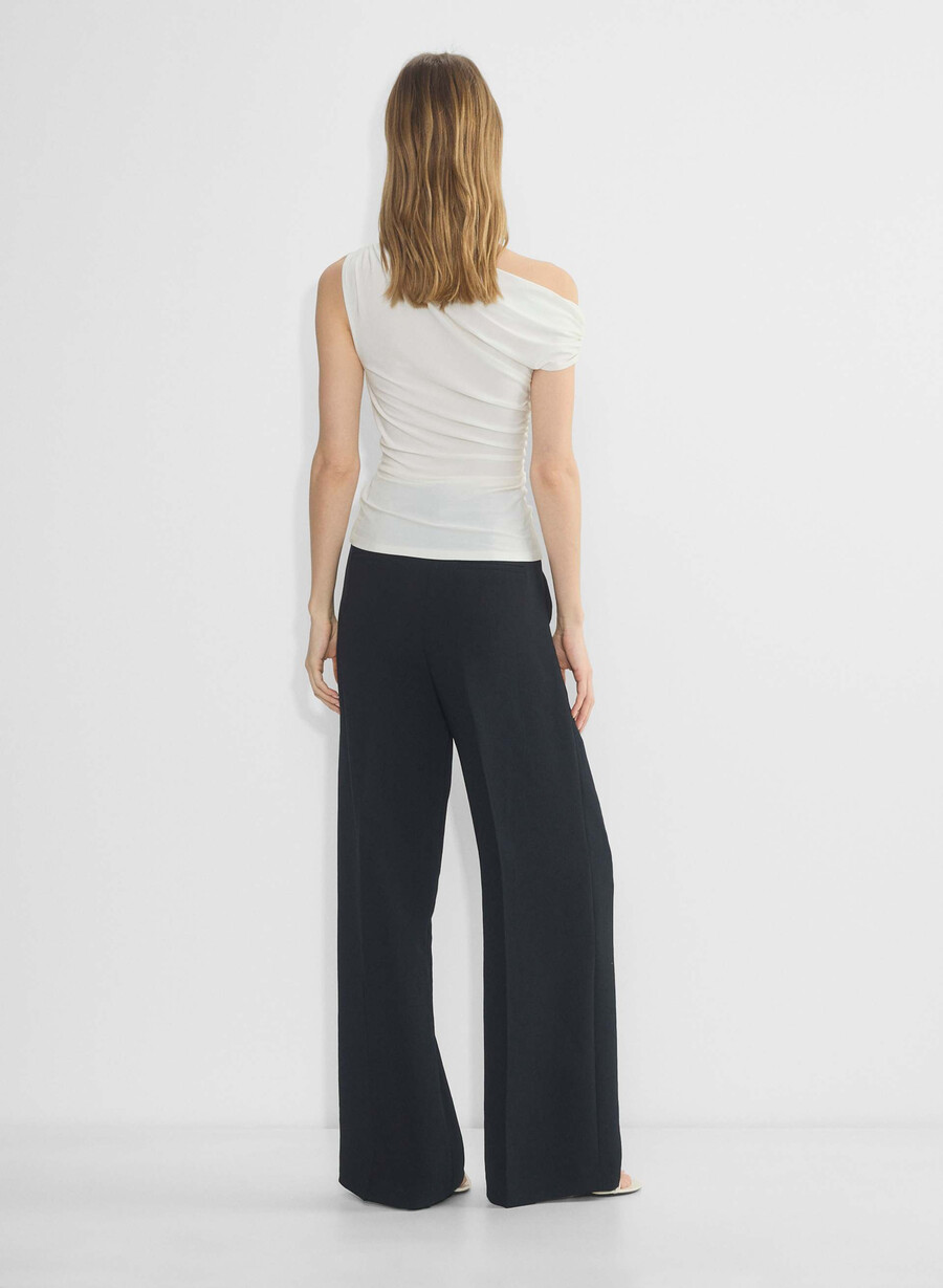 die effortless pant weite - crepette schwarz