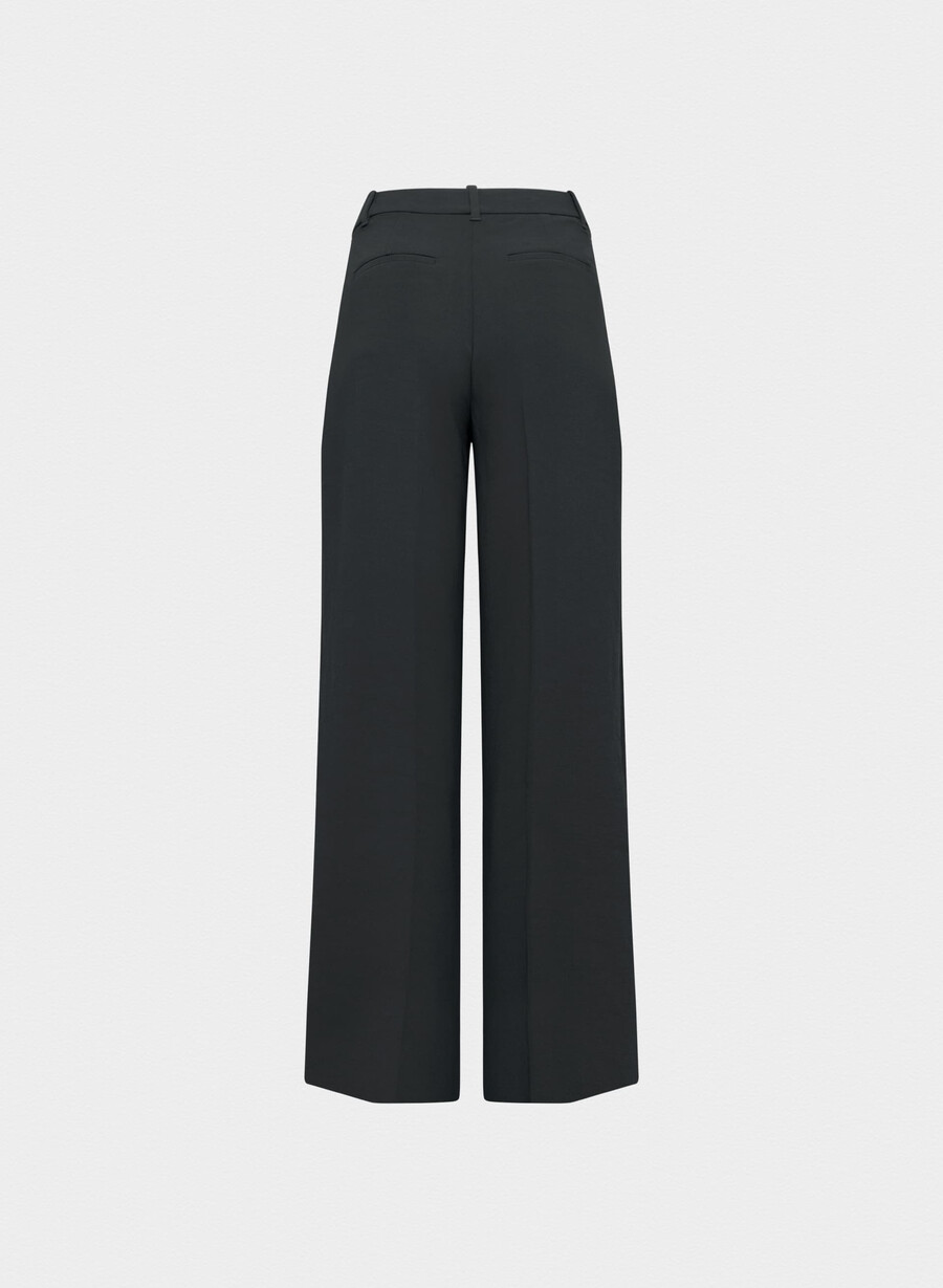 die effortless pant weite - crepette schwarz