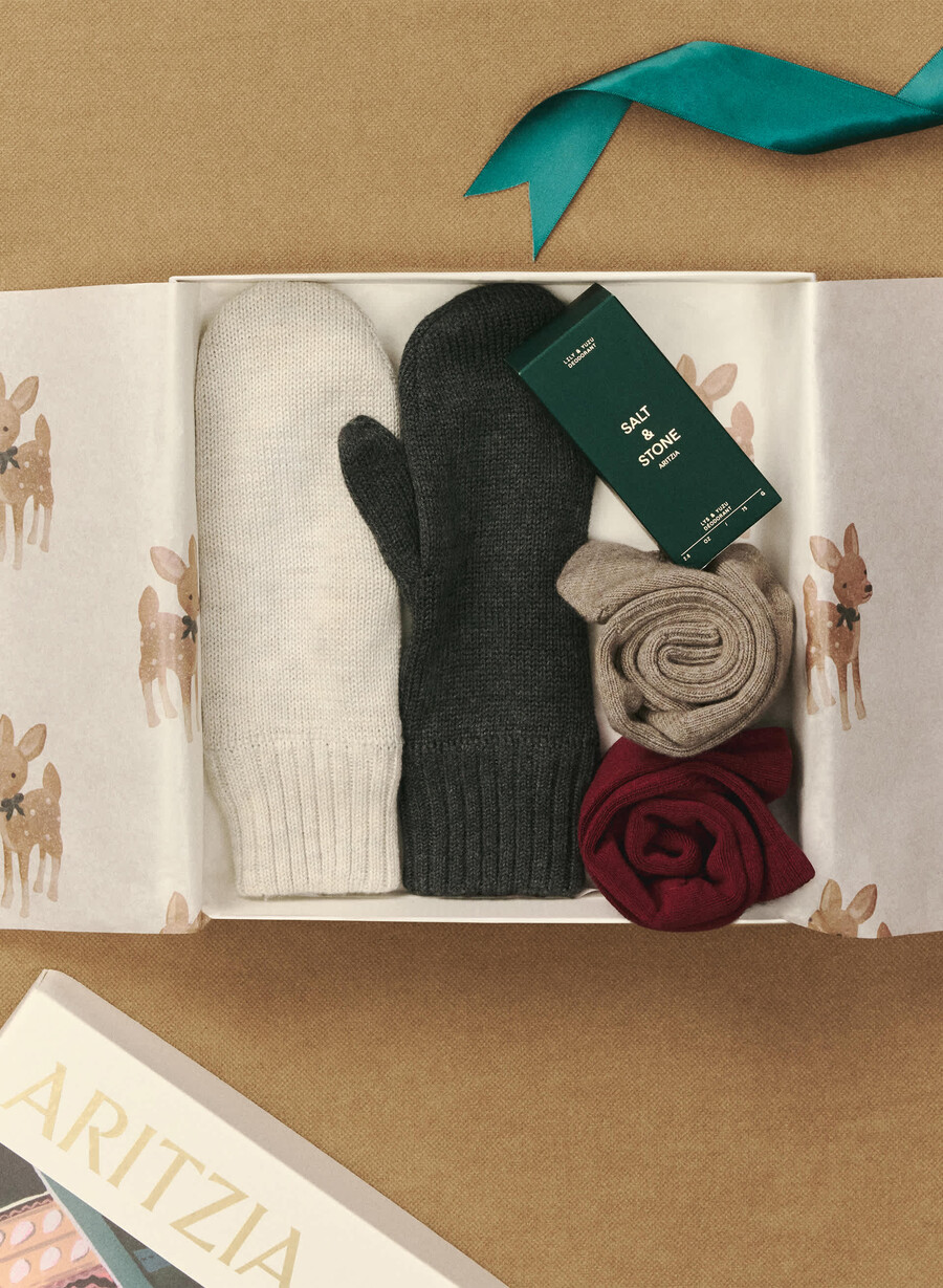 bundle mitten heather light oatmeal