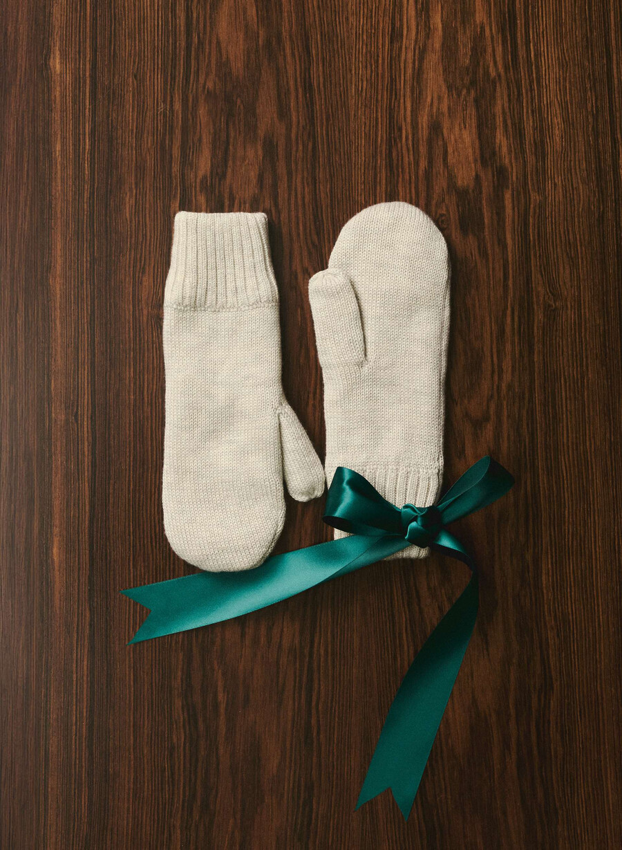 bundle mitten heather light oatmeal