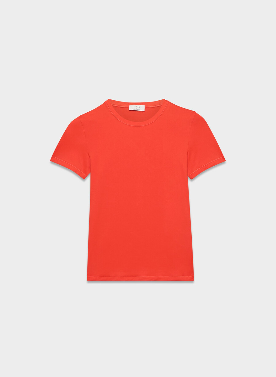retouch emmer t-shirt poppy red