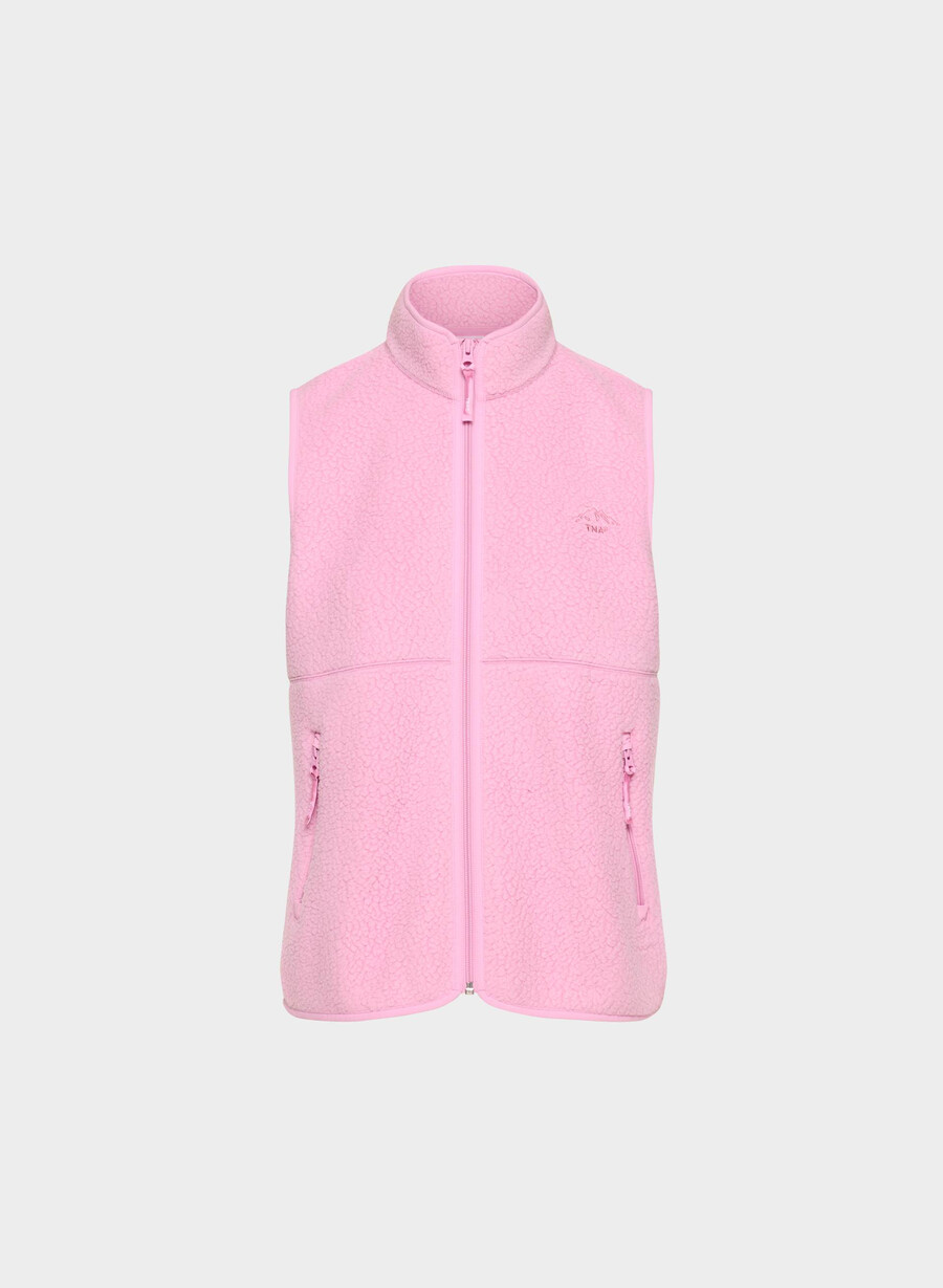 polartec thermal pro stehkragenweste morganitrosa