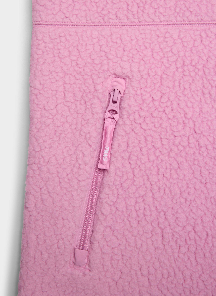 polartec thermal pro stehkragenweste morganitrosa