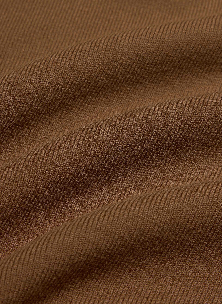 moore kleid schokoladenbraun