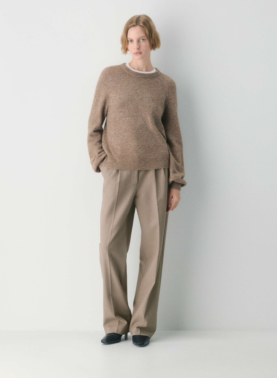 sonder pullover heather nomad taupe