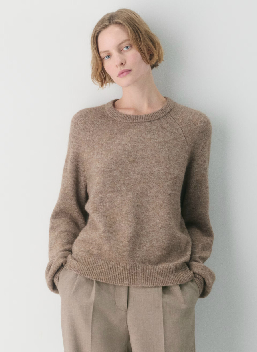 sonder pullover heather nomad taupe